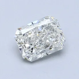 0.90 Carat H SI1 Radiant Diamond