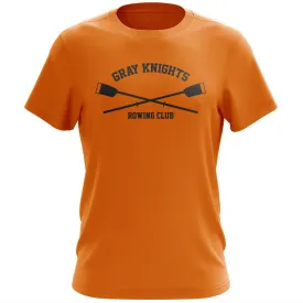 100% Cotton Gray Knights Rowing Club Men's Team Spirit T-Shirt