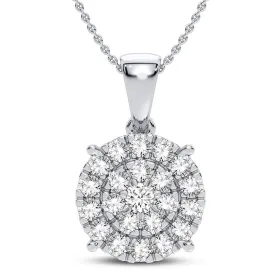 10K 0.75CT DAIMOND PENDANT