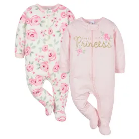 2-Pack Baby Girls Floral Sleep 'N Plays