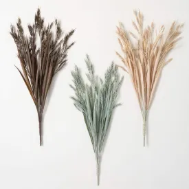 21"H Sullivans Hued Wheat Bush Set of 3, Multicolored