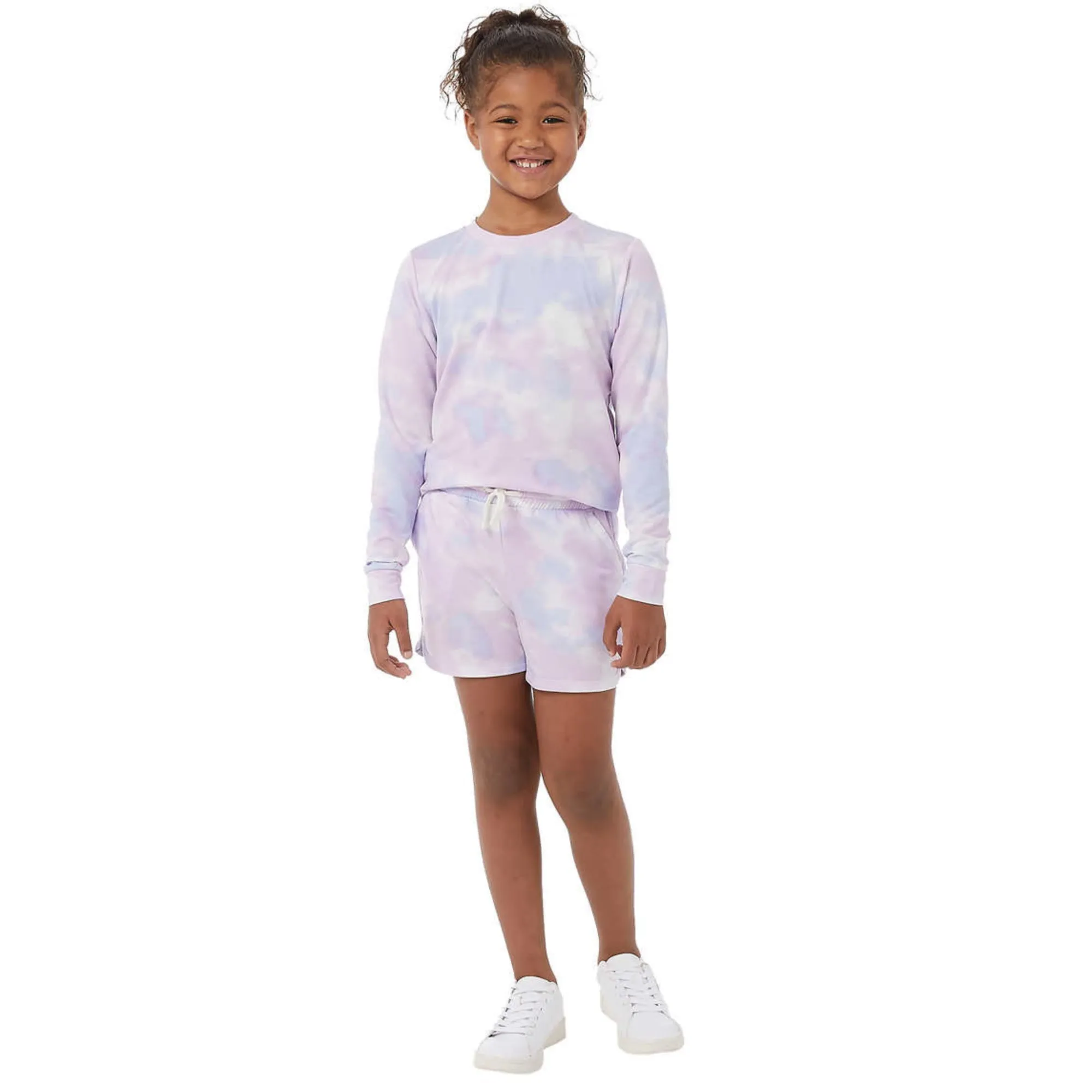 32 Degrees Big Girls Youth 2-piece Long Sleeve Top and Shorts Set