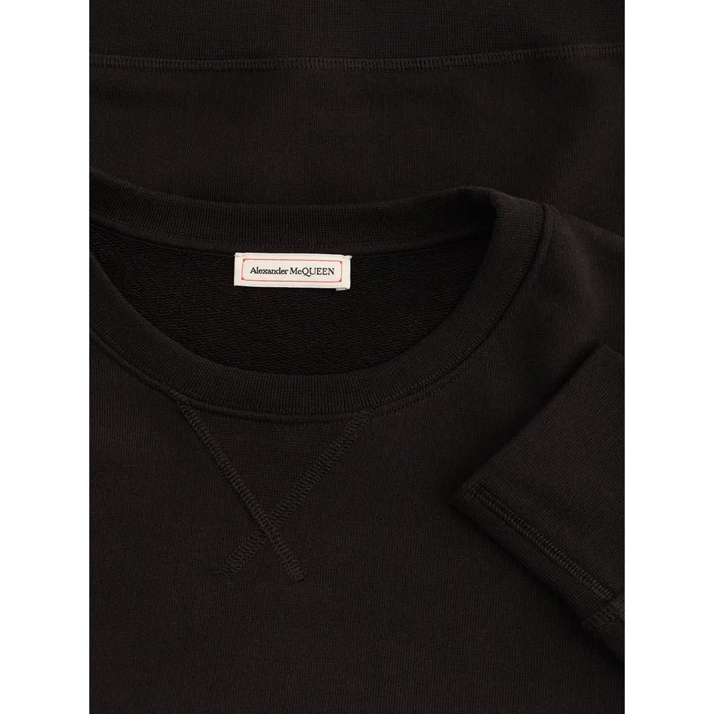 Alexander McQueen Black Cotton Men's Sweater