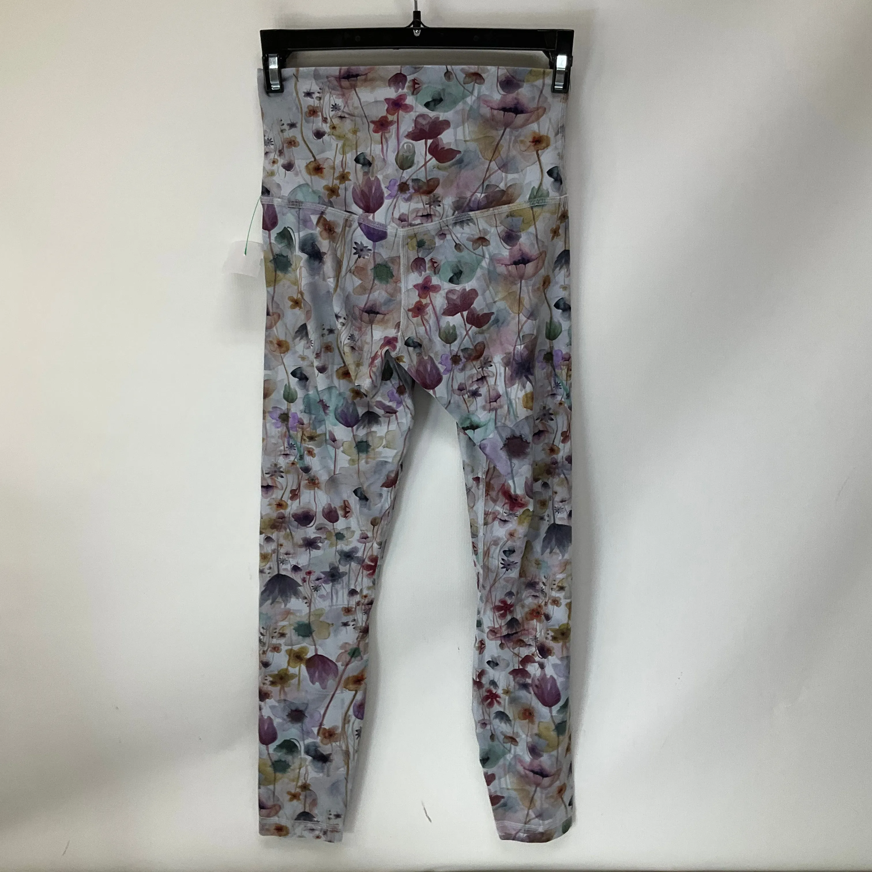 Athletic Leggings By Lululemon In Floral Print, Size: 32