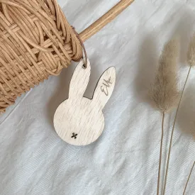 Bunny Face Basket Name Tag