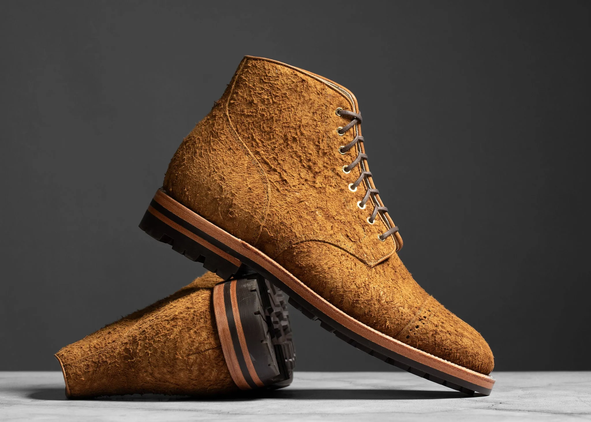 Garrison Boot Bronze Rough Suede