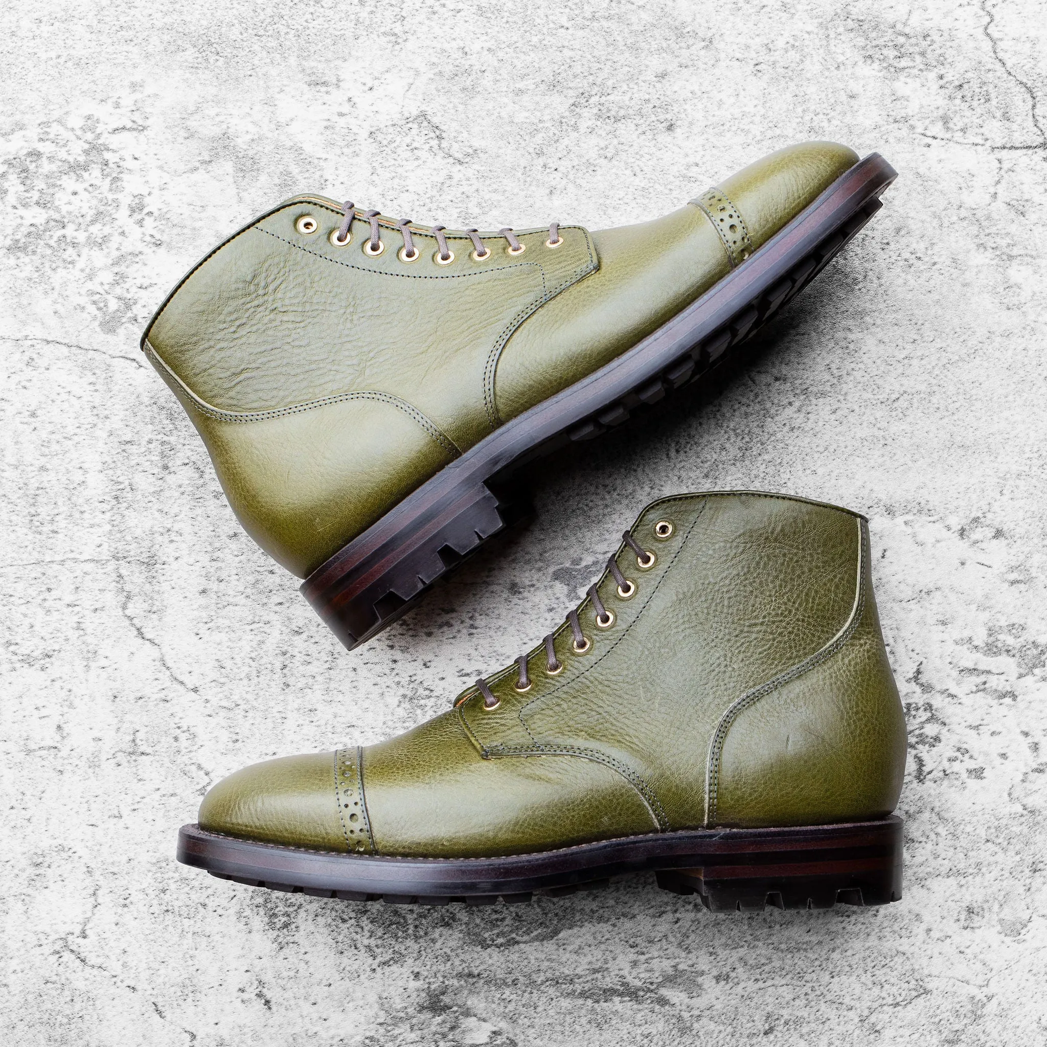 Garrison Boot Olive Minerva Box