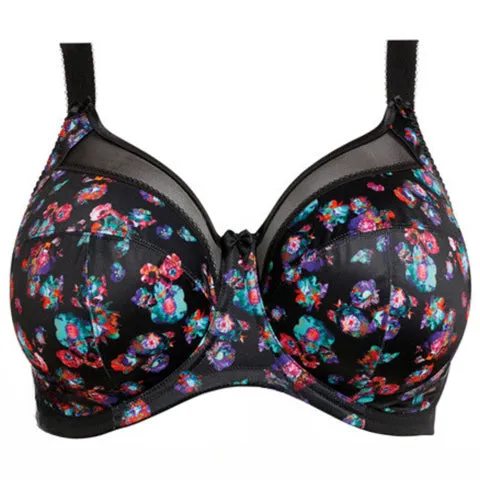 Goddess Kayla UW Banded Bra Confetti Black