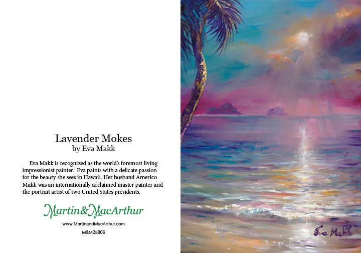 Greeting Card "Lavender Mokes" by Eva Makk