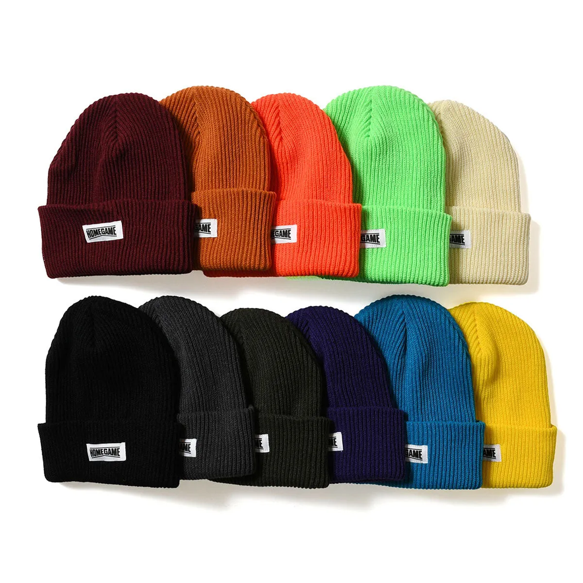 HOMEGAME - LONG BEANIE ORANGE【HG241402】