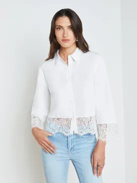 Levo Lace-Trim Shirt