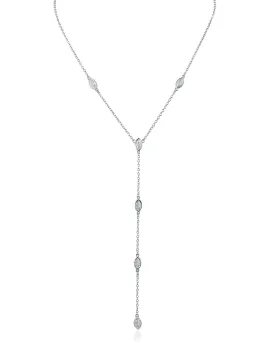 Marquise CZ Y-Necklace