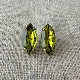 Marquise Post Earrings • 15mm