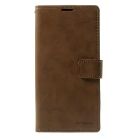 Mercury Blue Moon Diary Case for Samsung Galaxy S22 Plus - Brown