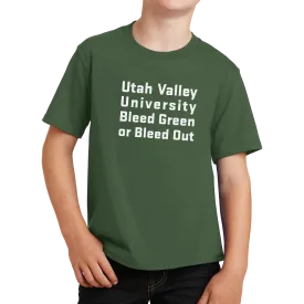 Port & Company Youth Fan Favorite Tee- Bleed Green