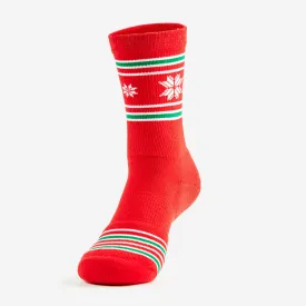 Snowflake Holiday Giftable Crew Socks