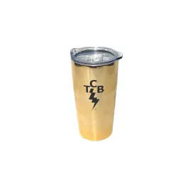 TCB Gold Electroplated Travel Mug