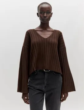 THAMARA PULLOVER - BROWN