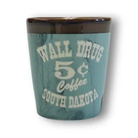 Wall Drug Marble 5 Cent Coffee Shot Glass